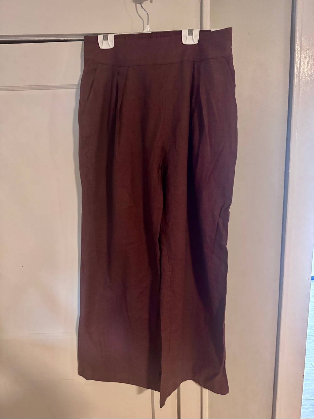 Abercrombie & Fitch Brown Wide-Leg Pants